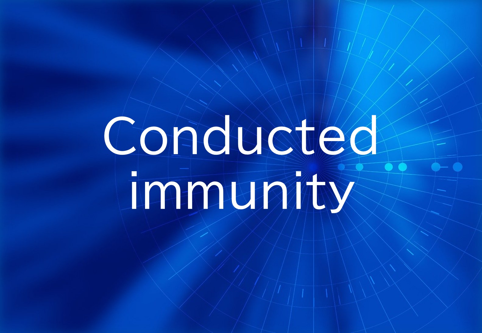Conducted immunity