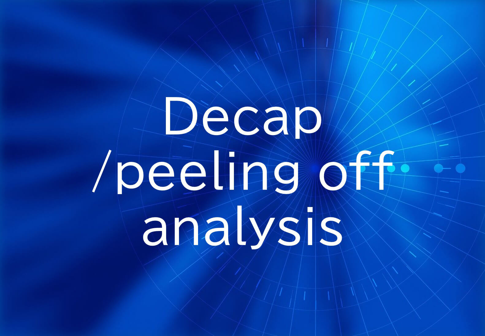 Analysis - DENKEN Co.,Ltd