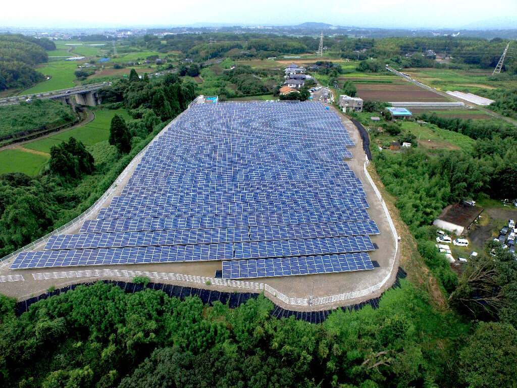 Solar farm Jyounan Fujiyama