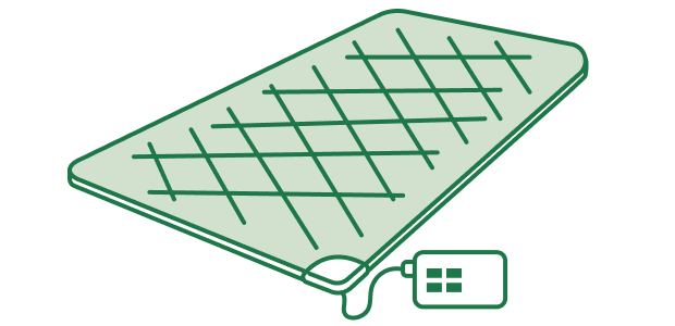 Electric Potential and Heat Combination Mat