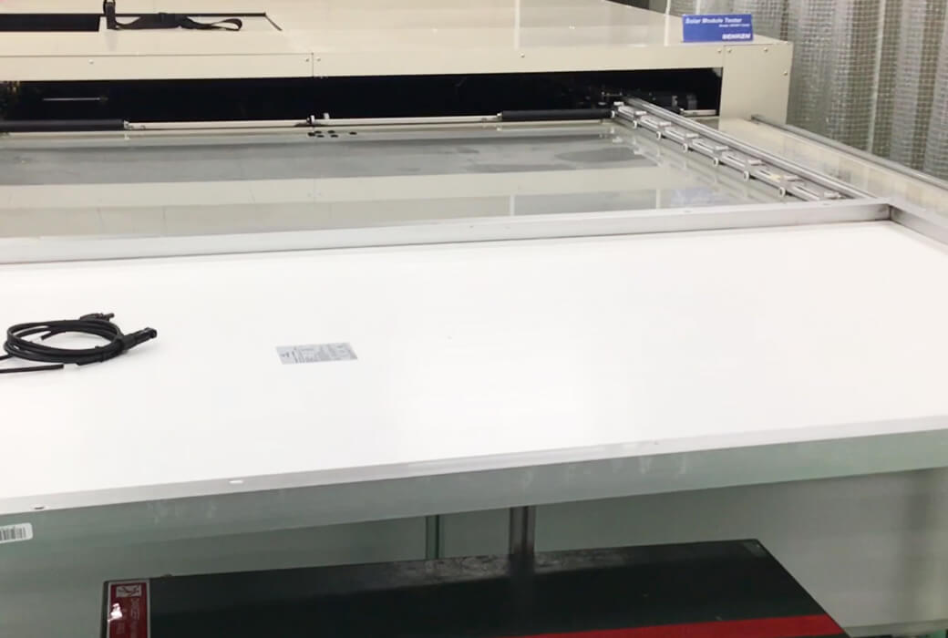 明治九州工場様リユース太陽光パネル測定業務2